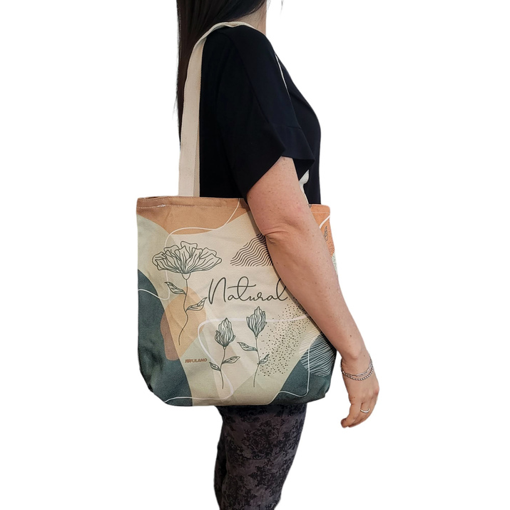 BOLSA TOTE BAG PLEGABLE - NATURAL